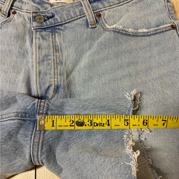 Abercrombie & Fitch Criss Cross Denim Shorts - Picture 3 of 6